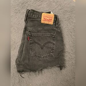 Levi's Black Denim Shorts